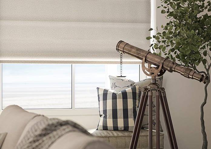 Carina, Stone - Twist&Fit Roman Blind - Image 5